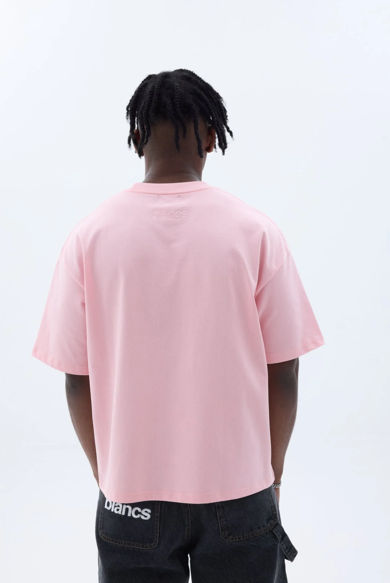 BLANCS CLASSIC LOGO TEE - PINK - Image 4