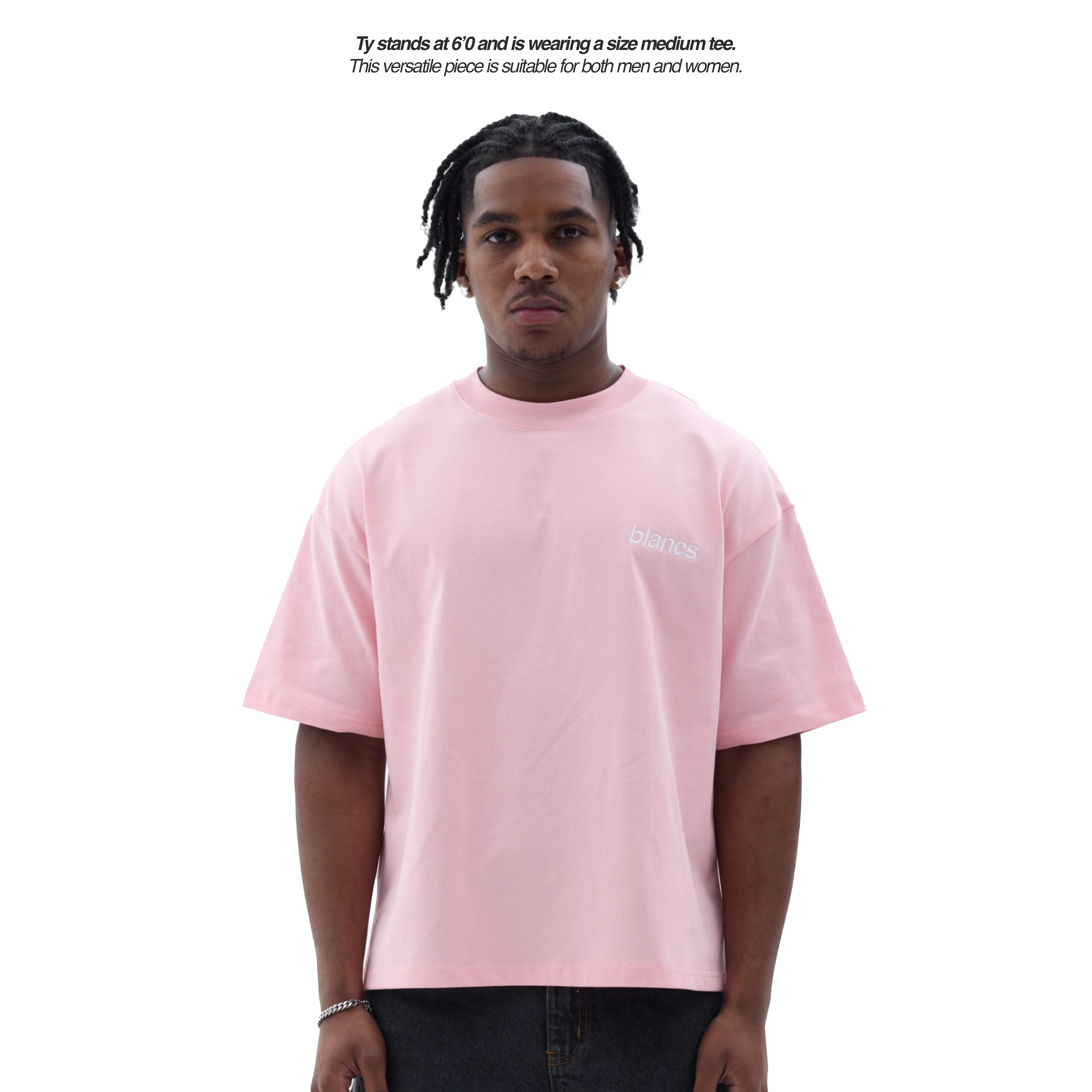 BLANCS CLASSIC LOGO TEE - PINK - Image 6