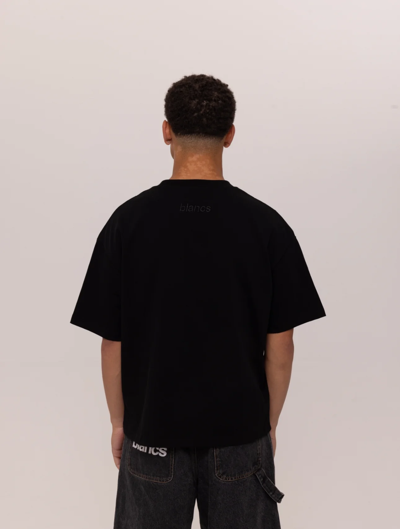 BLANCS CLASSIC LOGO TEE - BLACK - Image 6