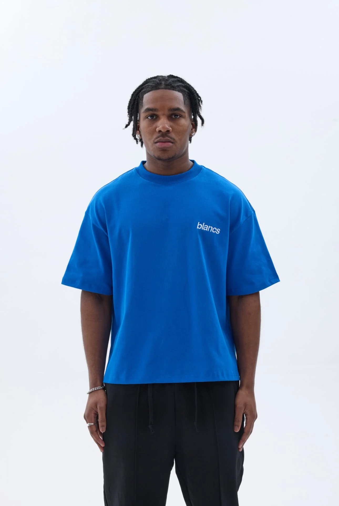 BLANCS CLASSIC LOGO TEE - BLUE - Image 3