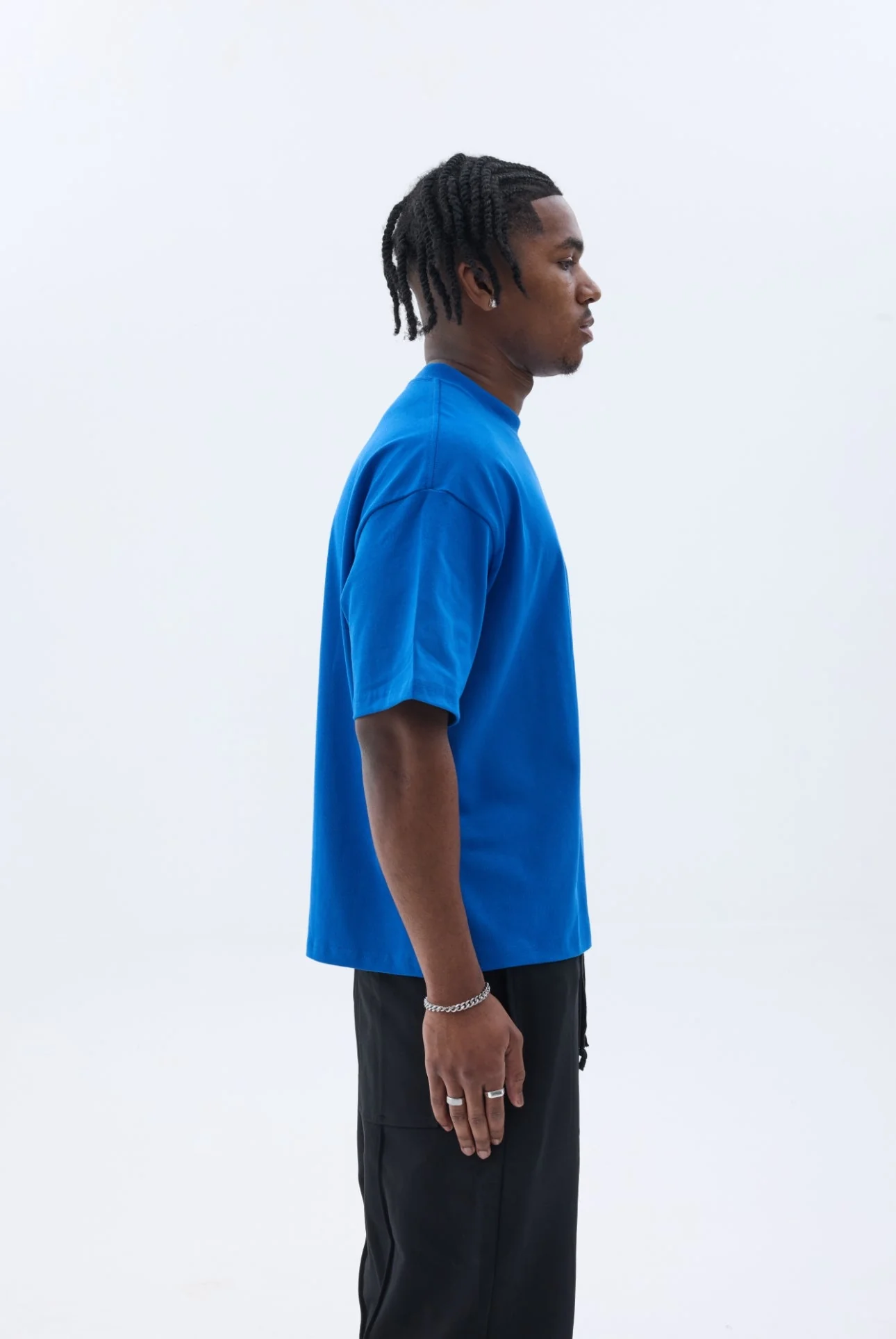 BLANCS CLASSIC LOGO TEE - BLUE - Image 4