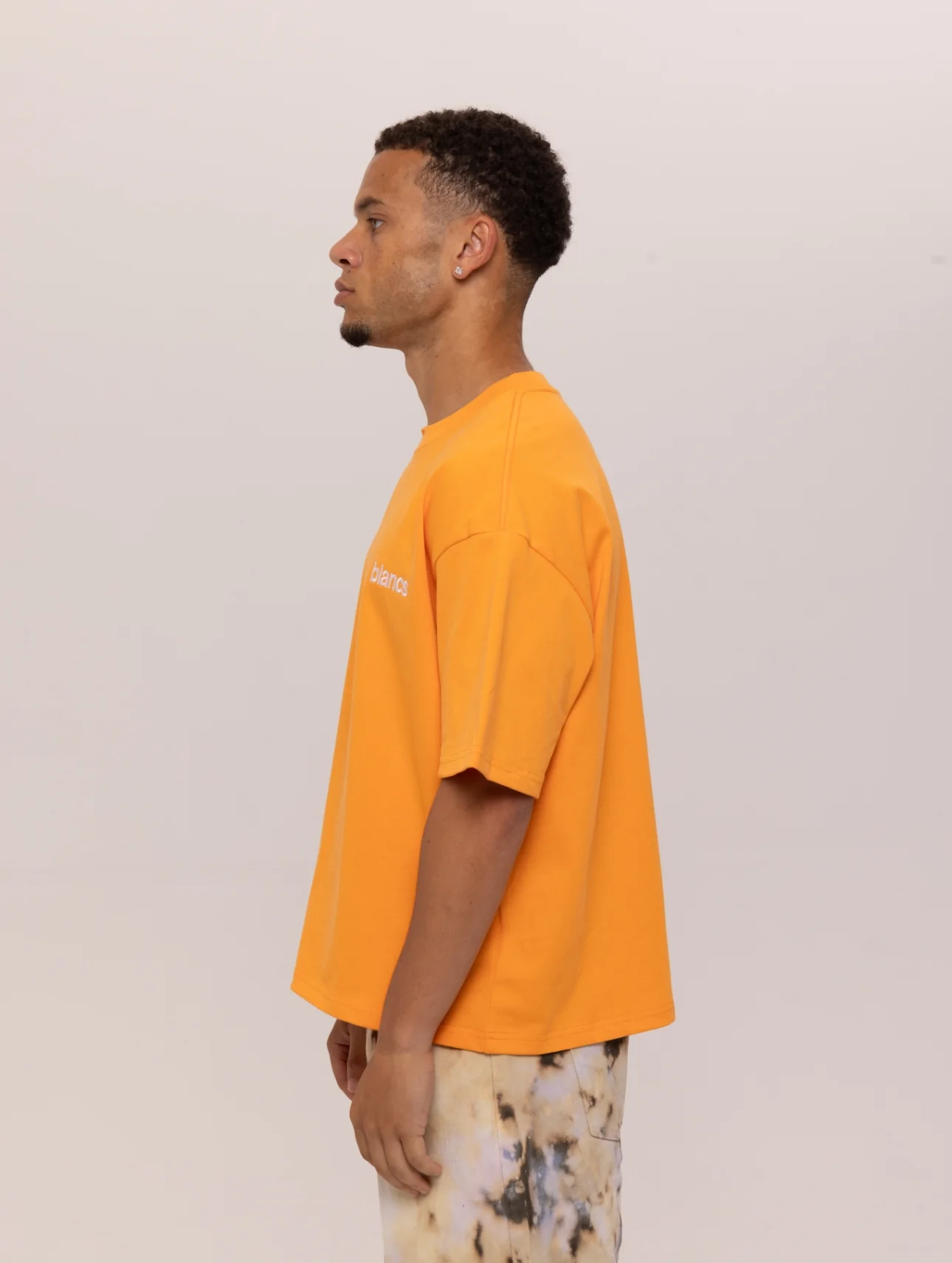 BLANCS CLASSIC LOGO TEE - ORANGE - Image 4