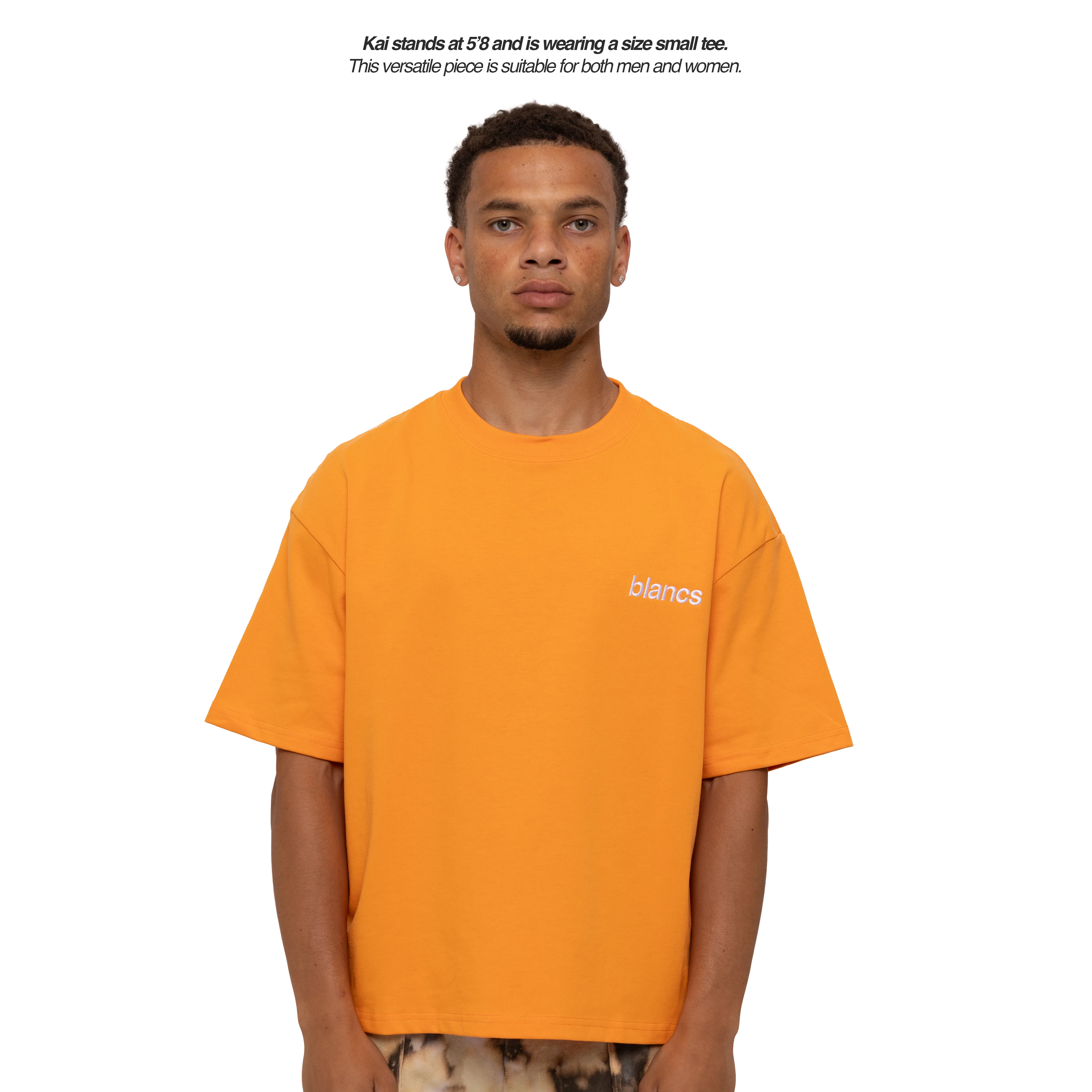 BLANCS CLASSIC LOGO TEE - ORANGE - Image 7