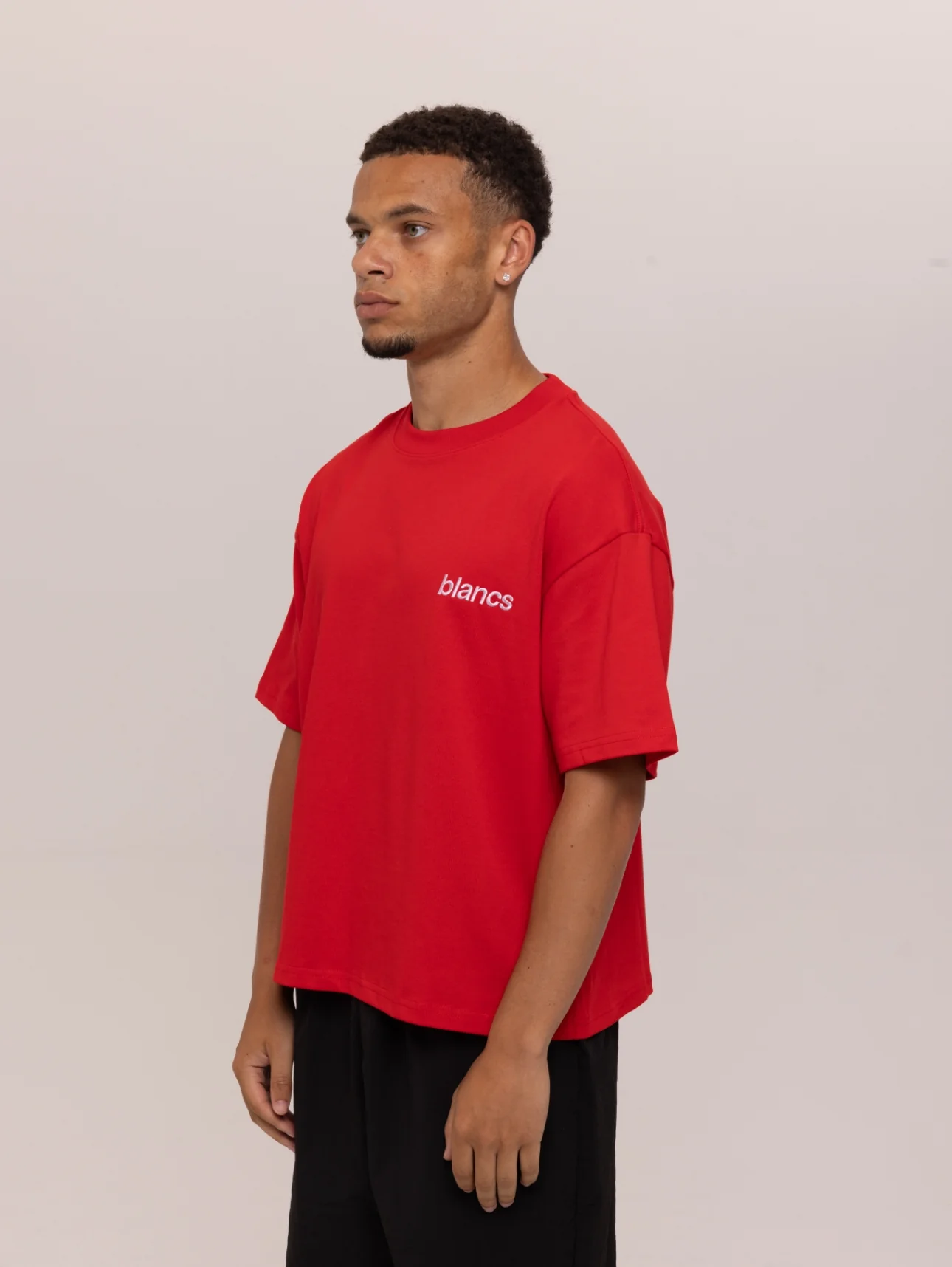 BLANCS CLASSIC LOGO TEE - RED - Image 3