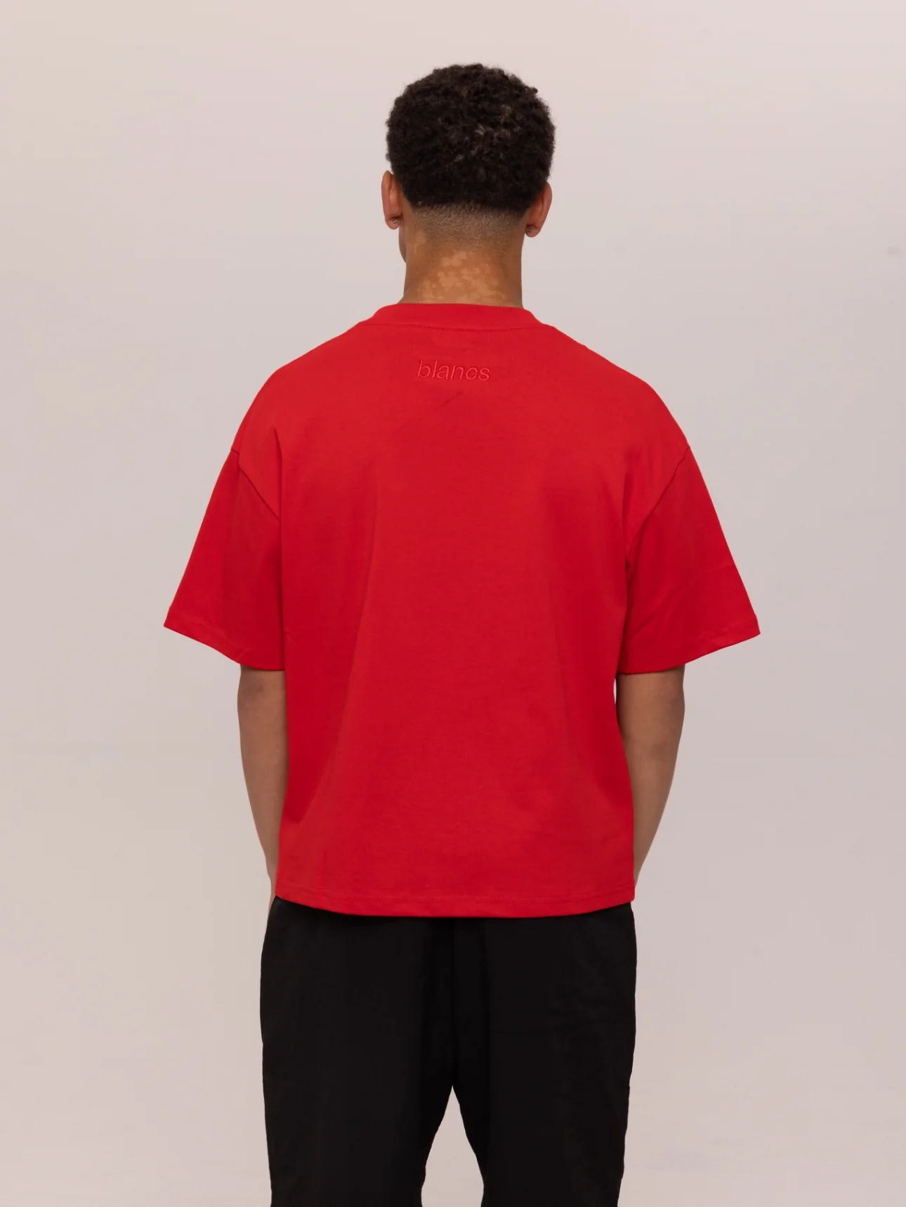BLANCS CLASSIC LOGO TEE - RED - Image 4