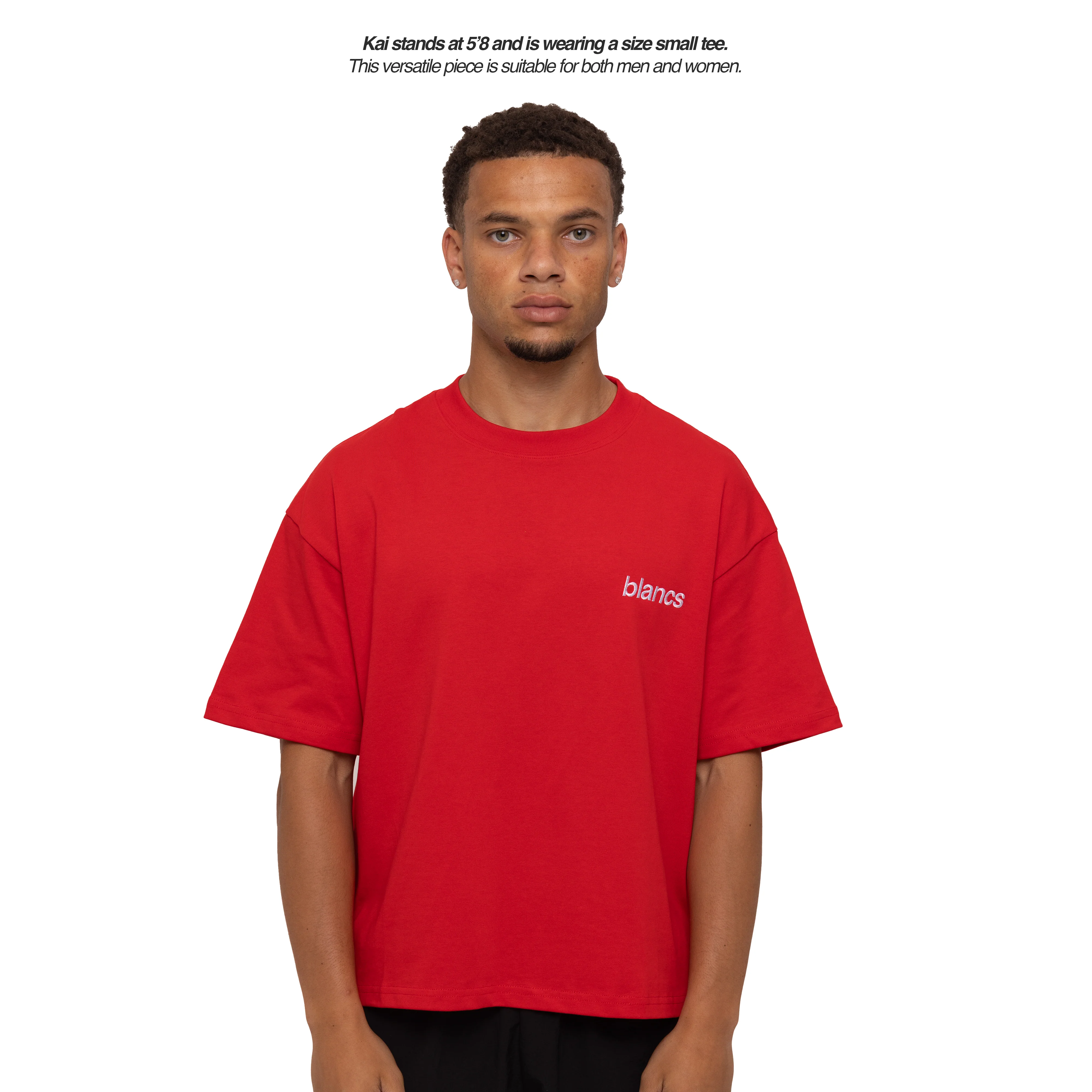 BLANCS CLASSIC LOGO TEE - RED - Image 6
