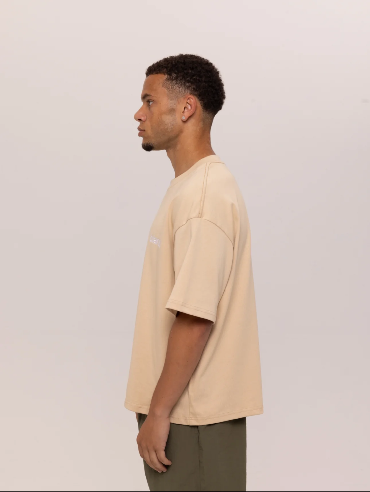 BLANCS CLASSIC LOGO TEE - SAND - Image 4