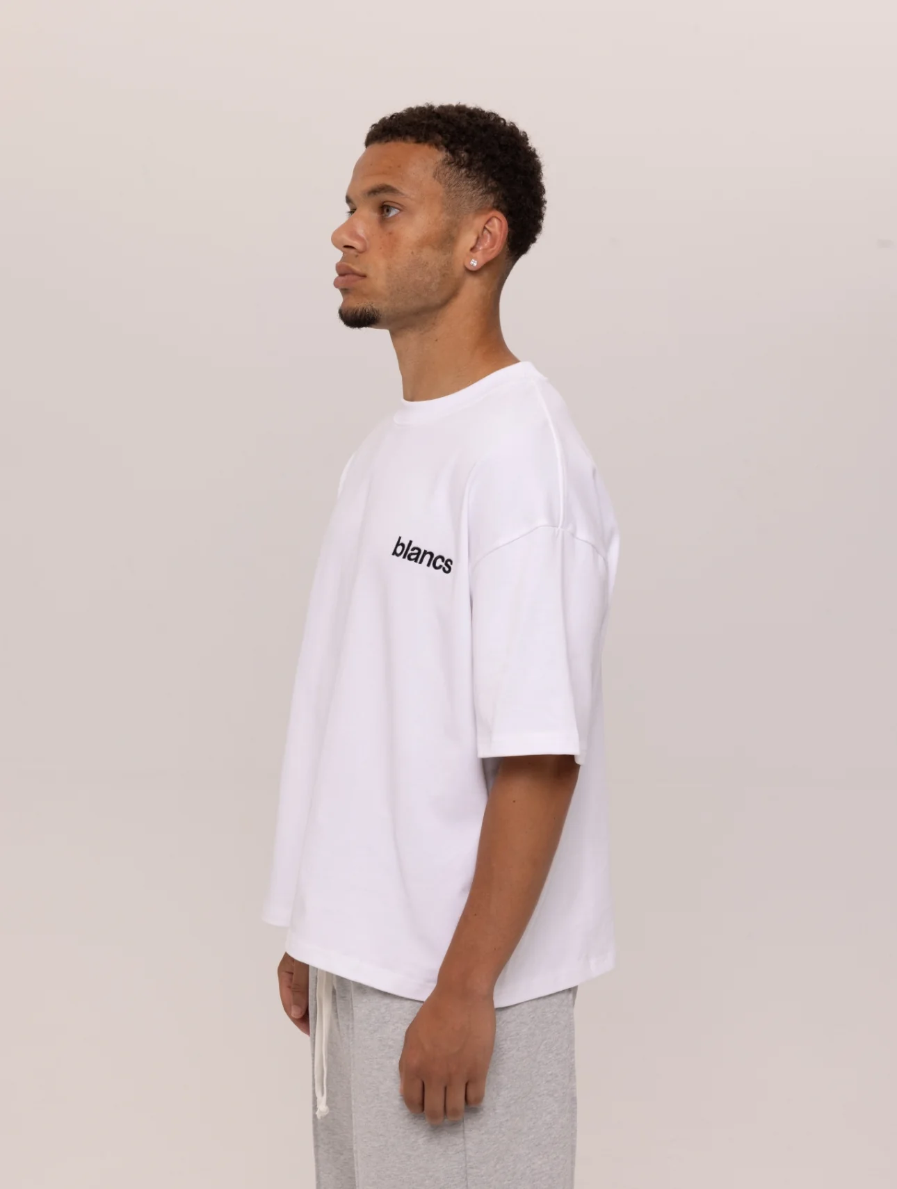 BLANCS CLASSIC LOGO TEE - WHITE - Image 4