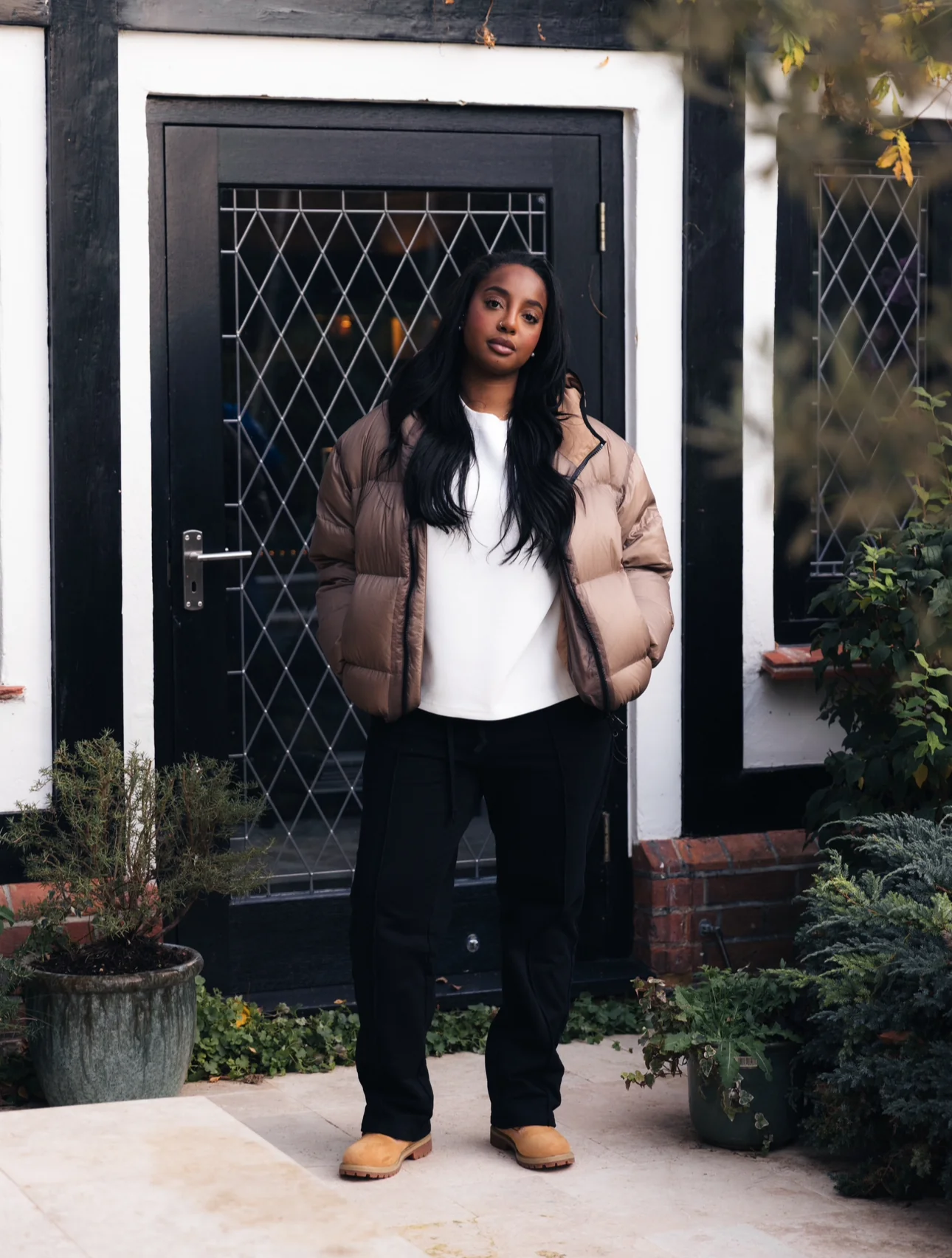 BLANCS DOWN PUFFER JACKET - BROWN - Image 3