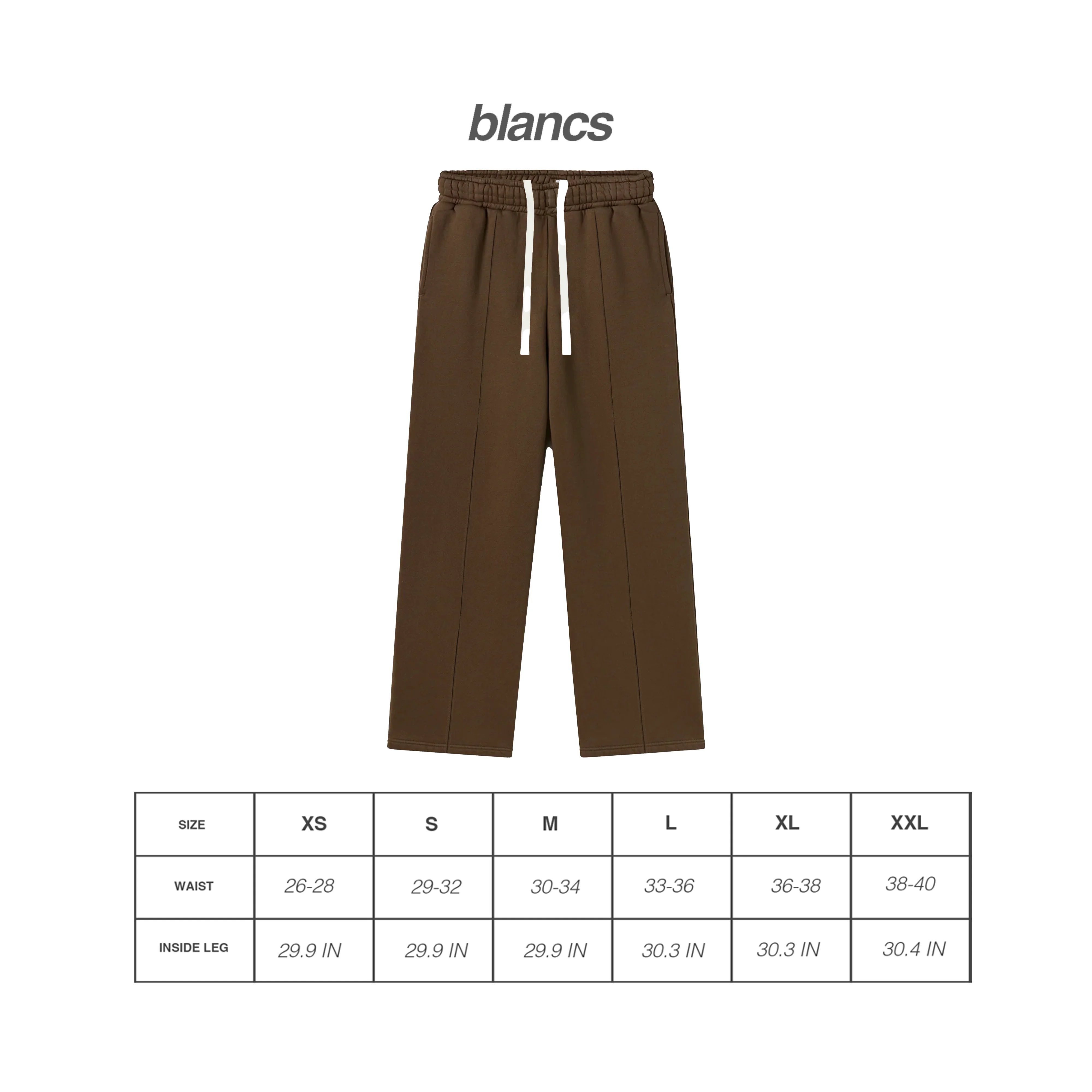 BLANCS JOGGERS - BROWN - Image 3