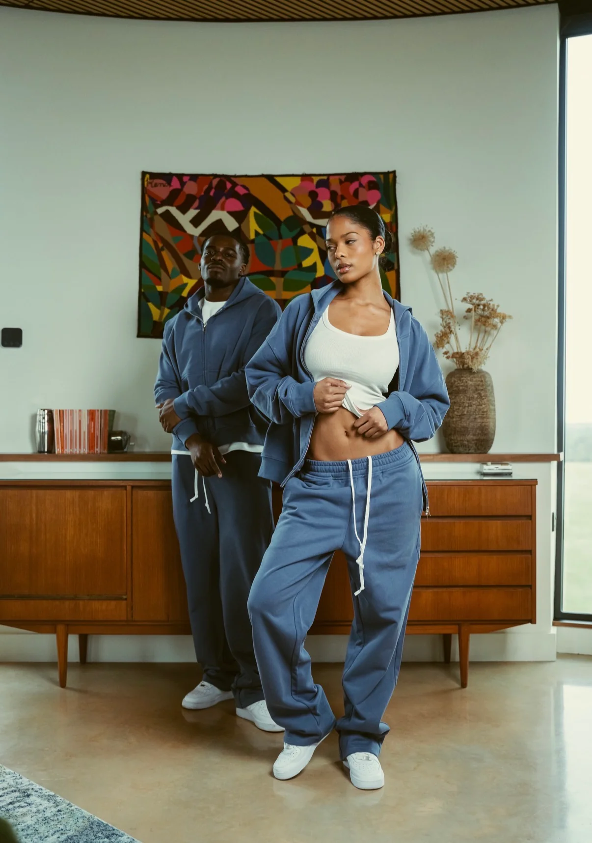 BLANCS JOGGERS V2 - NAVY - Image 3