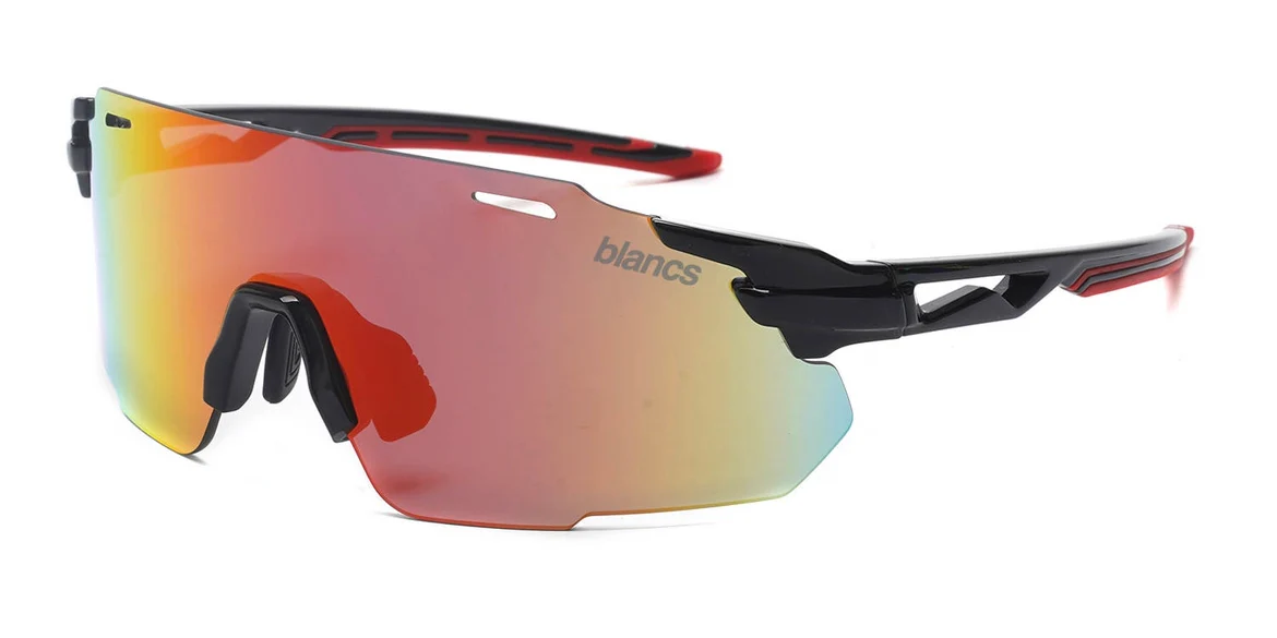 BLANCS RACER SUNGLASSES - RED - Image 4