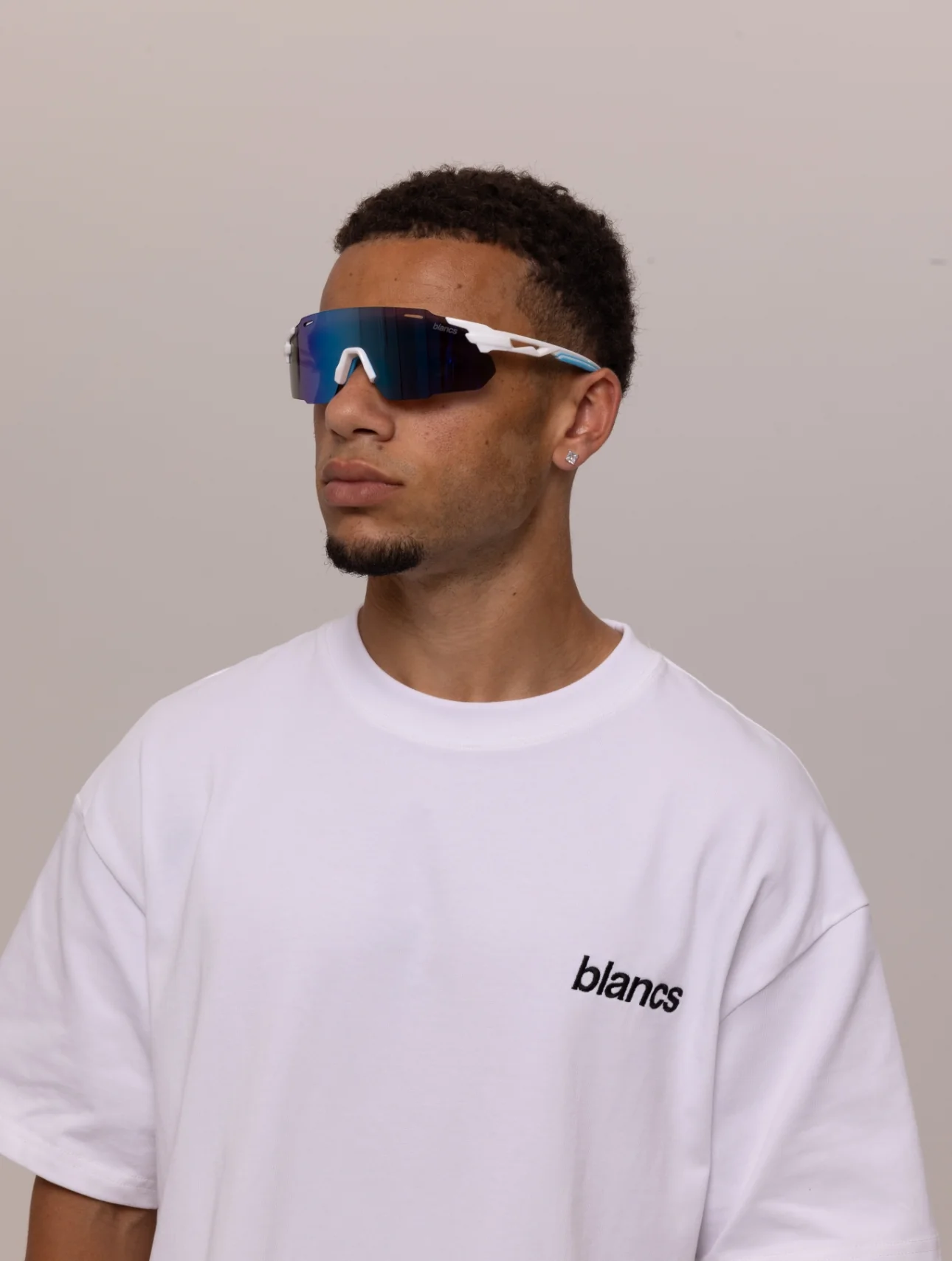 BLANCS RACER SUNGLASSES - WHITE - Image 3