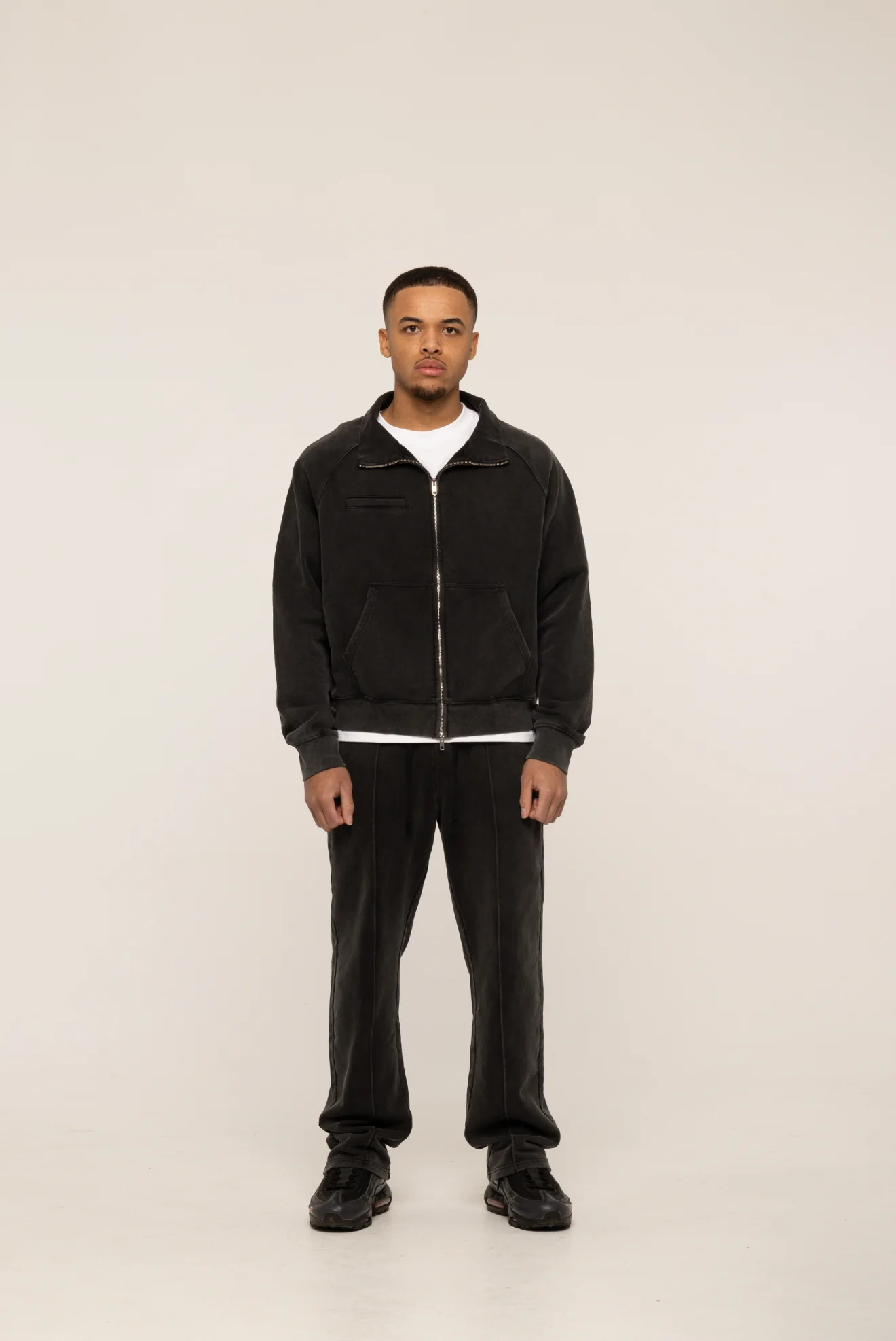 BLANCS TRACK JACKET - WASHED BLACK - Image 5