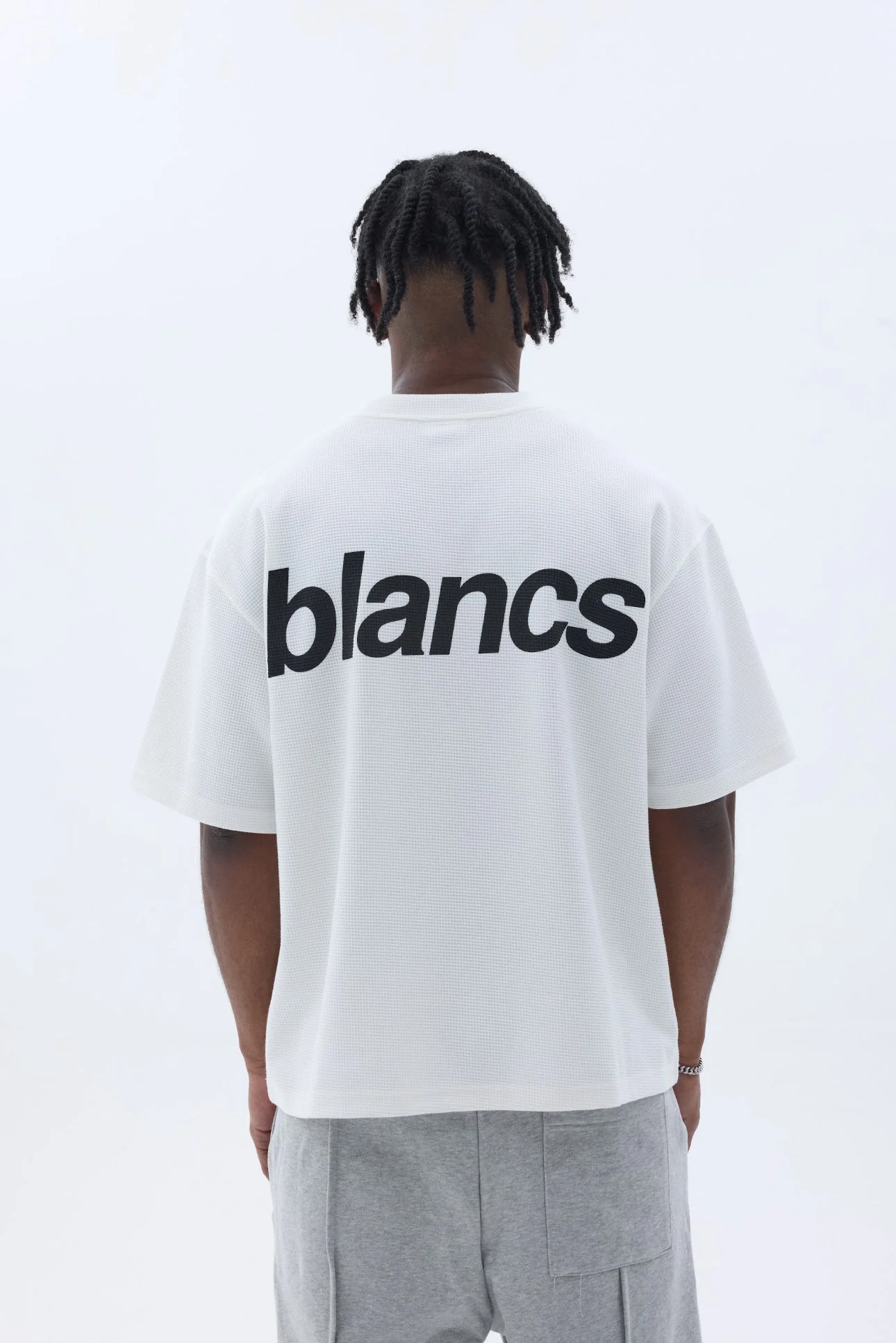 BLANCS WAFFLE KNIT S/S - WHITE - Image 5