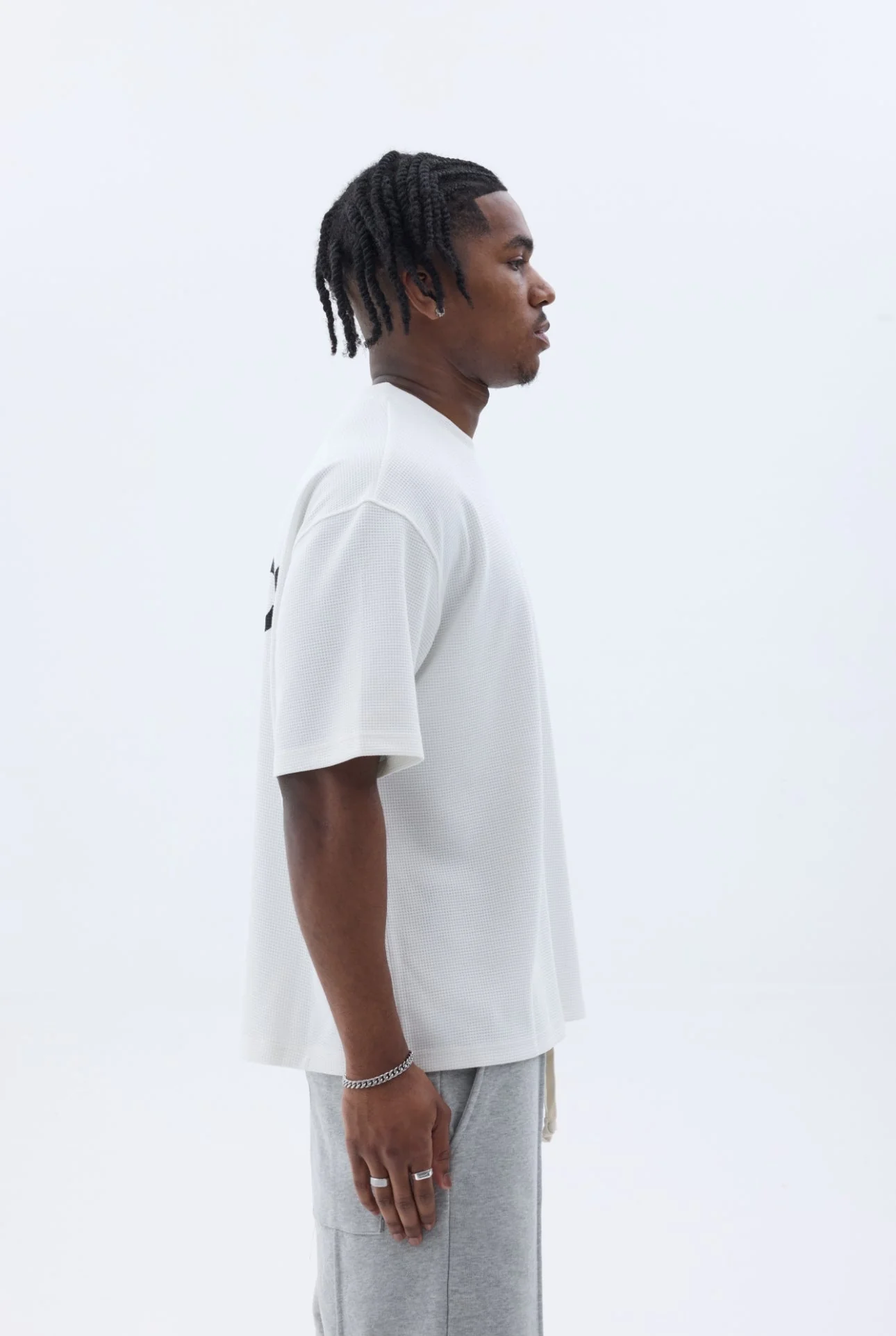 BLANCS WAFFLE KNIT S/S - WHITE - Image 6